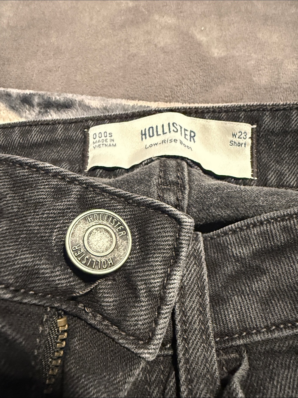 Hollister Black Flare Jeans - High-Rise Wide Leg kit girl woman - Picture 2 of 6